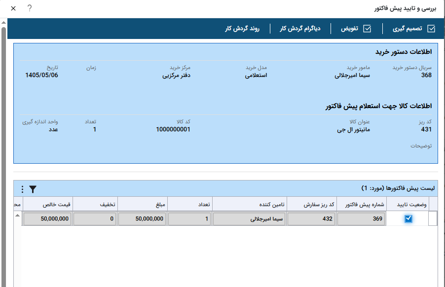 تصویر فرآیند آماده خرید داخلی - حوزه BPMS و مدیریت فرآیندهای کسب و کار